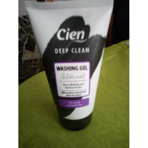 Cien Deep Clean Active Coal (Żel do mycia twarzy `Węgiel aktywny`) - opinie | zdjęcie do recenzji od Nina_sk87