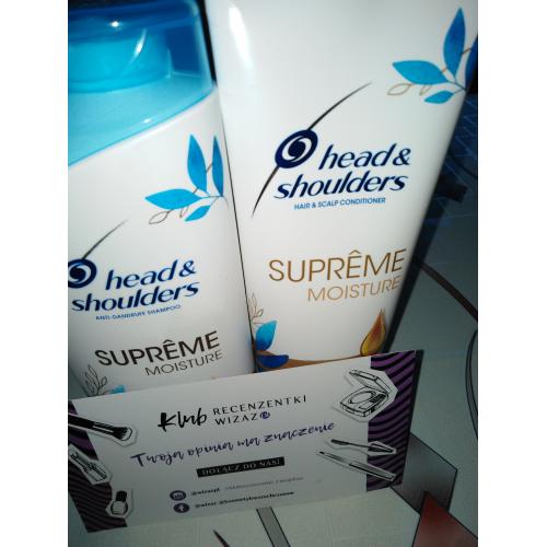 Head & Shoulders Supreme Moisture, Shampoo with Argan Oil (Nawilżający szampon przeciwłupieżowy z olejkiem arganowym) - opinie | zdjęcie do recenzji od grazynawierzchowska - 1