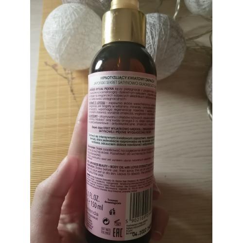 Bielenda Japan Beauty, Japoński olejek do ciała `Wygładzenie lotos + olej ryżowy` - opinie | zdjęcie do recenzji od Nalianaoki - 3