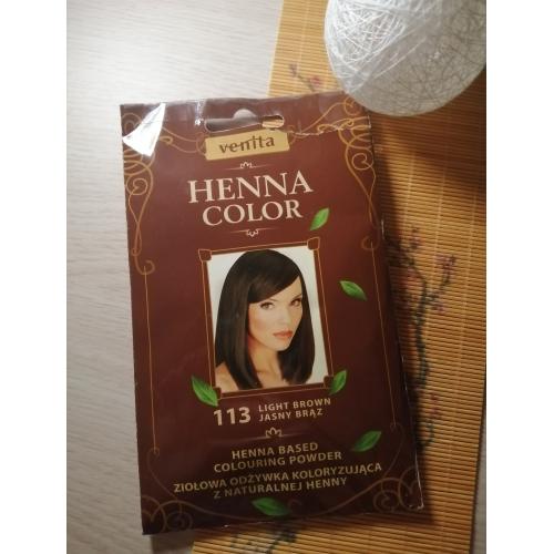 Venita Henna Color, Ziołowa odżywka koloryzująca z naturalnej henny - opinie | zdjęcie do recenzji od Nalianaoki - 1