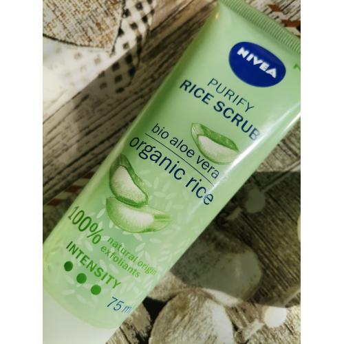 Nivea Purify Rice Scrub (Peeling ryżowy do twarzy z BIOaloesem) - opinie | zdjęcie do recenzji od joanna1984g - 1