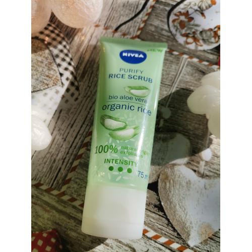 Nivea Purify Rice Scrub (Peeling ryżowy do twarzy z BIOaloesem) - opinie | zdjęcie do recenzji od joanna1984g - 3
