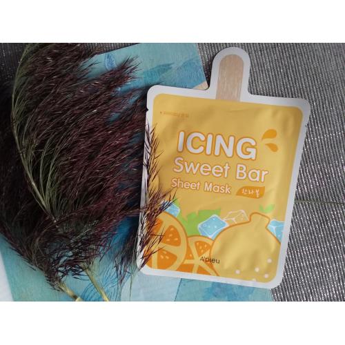 A'pieu Icing Sweet Bar, Sheet Mask `Hanrabong` (Oczyszczająco - rozjaśniająca maseczka) - opinie | zdjęcie do recenzji od Moniczkasia