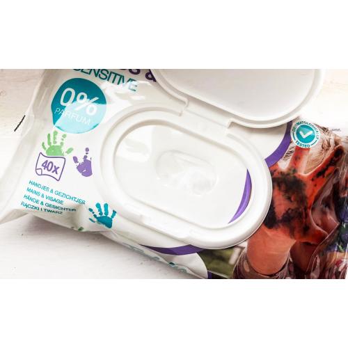 Action Teddy Care, Sensitive Hands & Face Wipes (Chusteczki nawilżóne dla niemowląt) - opinie | zdjęcie do recenzji od 123eliza96