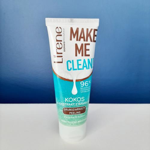 Lirene Dermoprogram Make Me Clean!, Gruboziarnisty peeling do twarzy `Kokos i ekstrakt z bambusa` - opinie | zdjęcie do recenzji od Klaudiadel98
