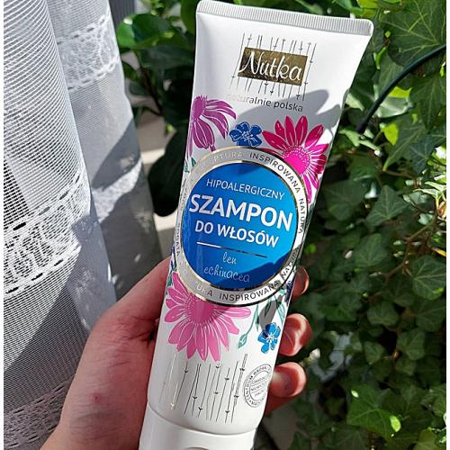 Nutka Szampon hipoalergiczny `Len -  echinacea` - opinie | zdjęcie do recenzji od kamila29091