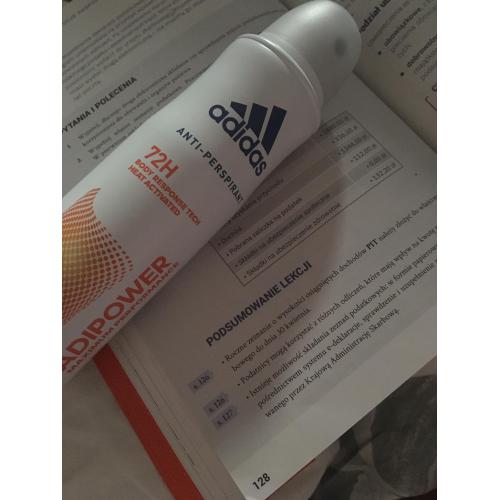 Adidas Adipower, Anti-perspirant 72 H (Antyperspirant w sprayu) - opinie | zdjęcie do recenzji od blekit_nieba - 3