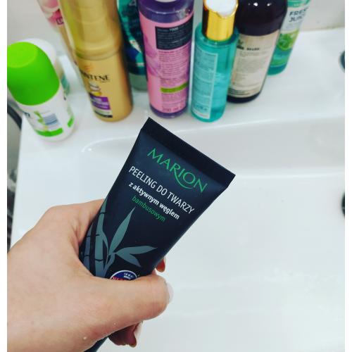 Marion Detox, Active Bamboo Charcoal Facial Scrub (Peeling do twarzy z aktywnym węglem bambusowym) - opinie | zdjęcie do recenzji od eliza461
