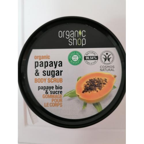 Organic Shop Papaya & Sugar, Body Peeling (Peeling do ciała `Soczysta papaja`) - opinie | zdjęcie do recenzji od Kafe81