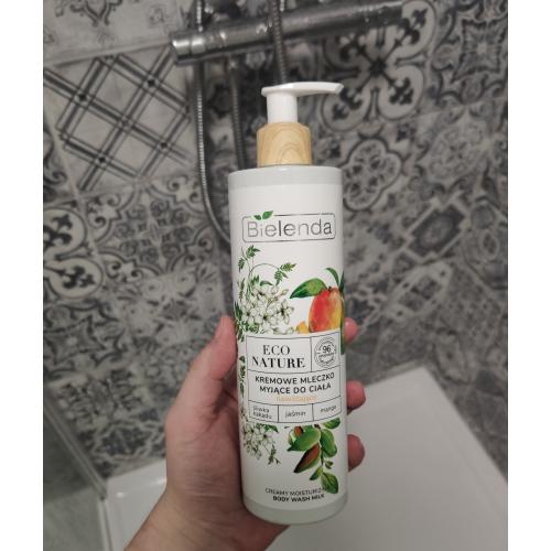 Bielenda Eco Nature, Kremowe mleczko myjące do ciała, nawilżające `Śliwka kakadu + jaśmin + mango` - opinie | zdjęcie do recenzji od Kasia_majek
