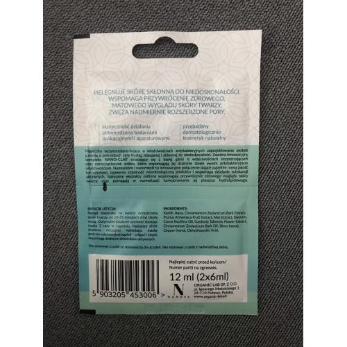 Organic Lab Cleansing and Soothing Face Mask (Maseczka oczyszczająco-kojąca) - opinie | zdjęcie do recenzji od brzozowskaaa - 2