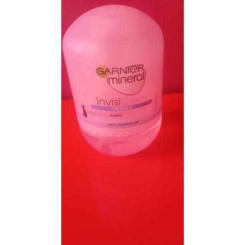Garnier Mineral Deodorant, Invisi Clear Fraiche Roll - On (Antyperspirant mineralny w kulce przeciw białym śladom) - opinie | zdjęcie do recenzji od czerwonykapturek1992