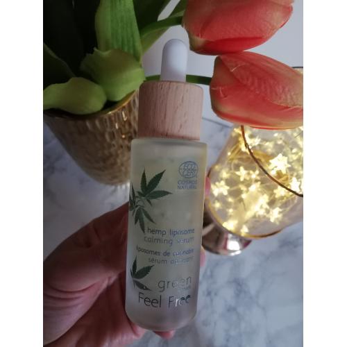 Feel Free Green Leaves, Hemp Liposome Calming Serum (Łagodzące serum do twarzy) - opinie | zdjęcie do recenzji od Tinaaa1987