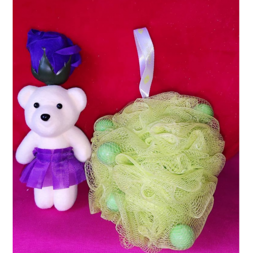Faberlic Beauty Cafe, Myjka do kąpieli z fragmentami mydła `Limonkowy sorbet ` - opinie | zdjęcie do recenzji od moc_kobiecosci
