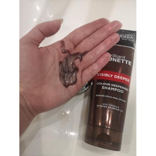 John Frieda Brilliant Brunette, Visibly Deeper, Colour Deepening Shampoo (Szampon pogłębiający brązowy kolor włosów) - opinie | zdjęcie do recenzji od marta_zmija - 2