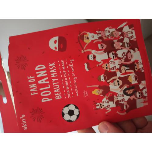 SKIN79 Fan of Poland World Cup 2018, Beauty Mask Moisturising & Soothing (Nawilżająco-kojąca maska kibica) - opinie | zdjęcie do recenzji od 3Musicals