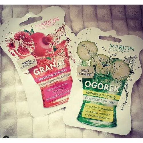 Marion Fit & Fresh Cucumber Face Mask (Maseczka do twarzy 'Ogórek') - opinie | zdjęcie do recenzji od moje_testowanie