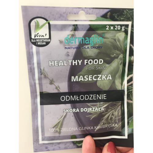 Dermaglin Healthy Food for Skin, Maseczka z  zieloną glinką kambryjską `Odmłodzenie` - opinie | zdjęcie do recenzji od 49510cba5fef09f401ffe3f49994f01f3485a7ad_607cb9f26ba11