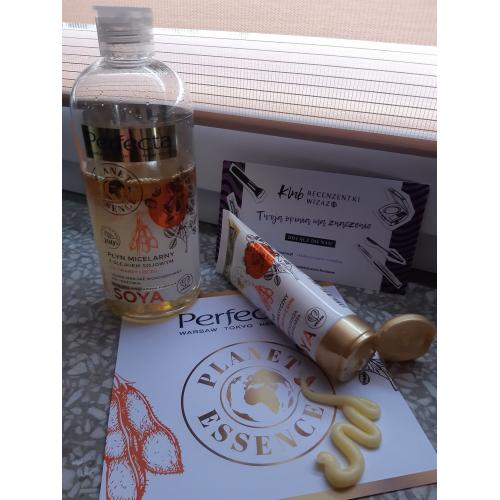 Perfecta Planet Essence SOYA, Płyn micelarny z olejkiem sojowym do twarzy i oczu - opinie | zdjęcie do recenzji od DzoanaMakeup - 2