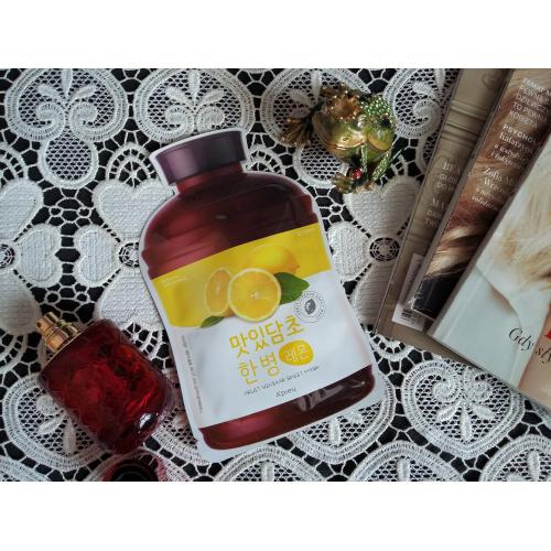 A'pieu Fruit Vinegar Sheet Mask Lemon (Maska w płacie `Rozświetlenie`) - opinie | zdjęcie do recenzji od Moniczkasia