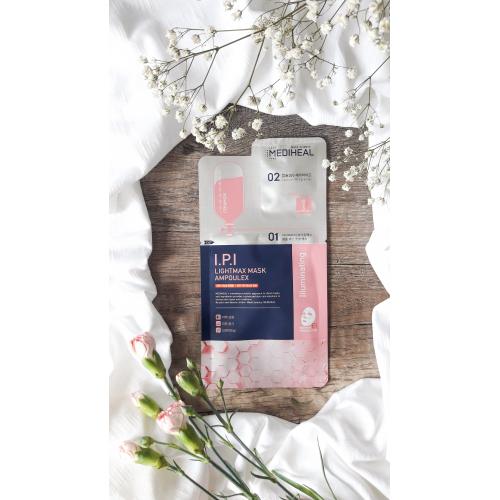 Mediheal IPI LightMax Mask Ampoule EX (Rozświetlająca dwuetapowa maska do twarzy) - opinie | zdjęcie do recenzji od MagFifi