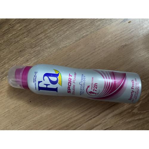 Fa Sport Double Power, Sporty Fresh Spray (Antyperspirant w sprayu) - opinie | zdjęcie do recenzji od _ainez_ka