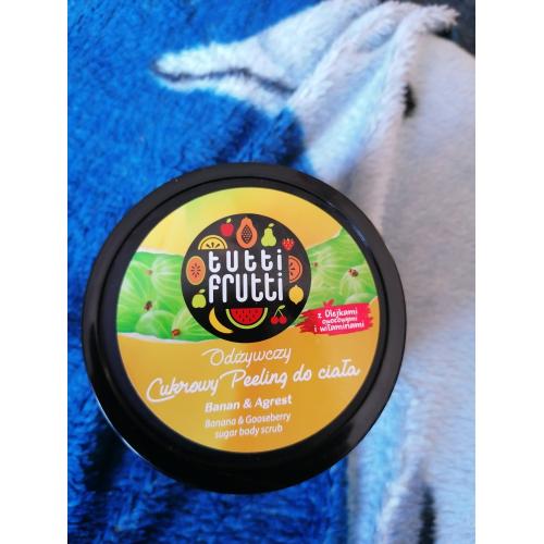 Tutti Frutti Cukrowy peeling do ciała `Banan i agrest` - opinie | zdjęcie do recenzji od renata_bernat