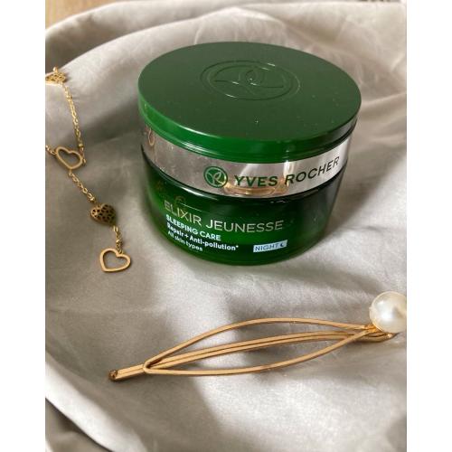 Yves Rocher Elixir Jeunesse, Sleeping Care + Soin Recuperateur, Reparation + Anti-pollution (Krem-maska na noc niwelujący oznaki zmęczenia) - opinie | zdjęcie do recenzji od Ka_tax - 2