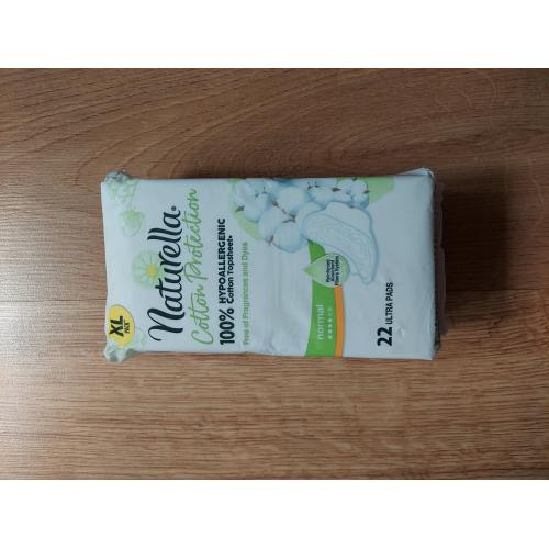 Naturella Cotton Protection. Podpaski higieniczne z hipoalergiczną powłoczką z bawełny `Normal` - opinie | zdjęcie do recenzji od Lukrecja63