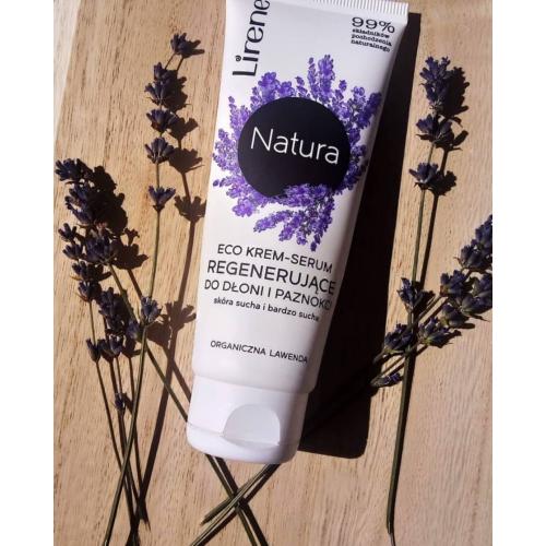 Lirene Dermoprogram Natura, Eco krem - serum regenerujące do dłoni i paznokci `Organiczna Lawenda` - opinie | zdjęcie do recenzji od martus283328