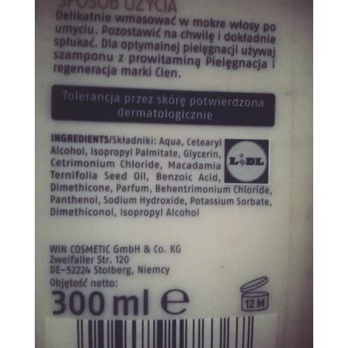 Cien Pro Vitamin, Odżywka do włosów `Pielęgnacja i regeneracja` - opinie | zdjęcie do recenzji od 36ef31b46d5c60c08543c1dc91b29f85c2bc3e98_668486cf2a0bd - 1