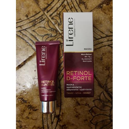 Lirene Dermoprogram Retinol D-Forte, Maska na noc na twarz, szyję, dekolt `Spektakularne odżywienie i ujędrnienie` - opinie | zdjęcie do recenzji od Aniel_lka - 1