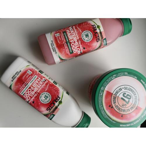 Garnier Fructis, Hair Food, Watermelon Revitalizing Conditioner (Rewitalizująca odżywka do włosów cienkich) - opinie | zdjęcie do recenzji od Redakcja_Wizazpl - 2