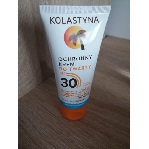 Kolastyna Ochronny krem do twarzy z kwasem hialuronowym SPF 30 - opinie | zdjęcie do recenzji od Gosiagos87