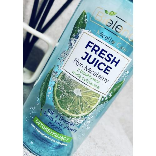 Bielenda Fresh Juice, Detoksykujący płyn micelarny z bioaktywną woda cytrusową `Sok z limonki + kwas salicylowy i micele` - opinie | zdjęcie do recenzji od fc6bbe57da52d8999f3cda6c9db2214ecf19a209_649380f1ee668