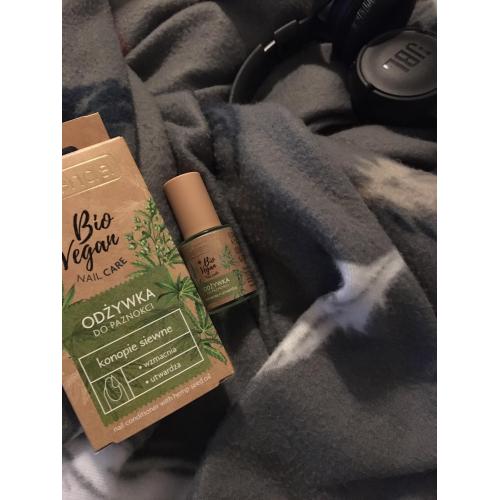 Bielenda Bio Vegan Nail Care, Nail Conditioner with Hemp Seed Oil (Odżywka do paznokci `Konopie siewne`) - opinie | zdjęcie do recenzji od blekit_nieba - 1