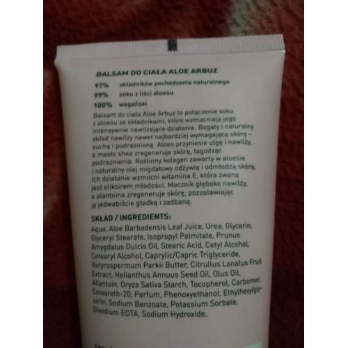 Yumi Nawilżający balsam do ciała `Aloe Arbuz` - opinie | zdjęcie do recenzji od Gala23 - 5