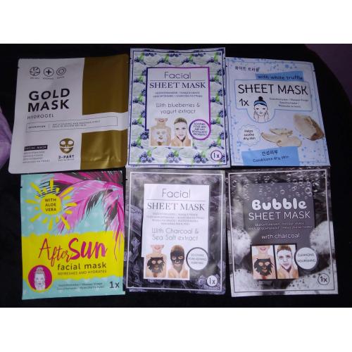 Action Facial Sheet Mask with Blueberries & Yogurt Extract (Maseczka do twarzy z ekstraktem z jagód i jogurtu) - opinie | zdjęcie do recenzji od Madeleine987 - 1