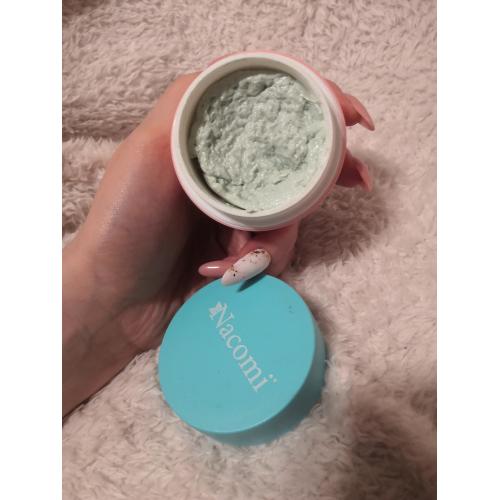 Nacomi Blue Clay Mask Anti-aging & Oxygenating Skin Tone Perfecting (Maseczka z niebieską glinką) - opinie | zdjęcie do recenzji od DomkaKromkaa - 2