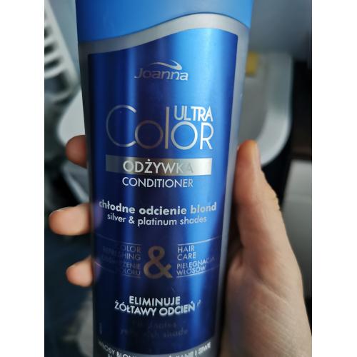 Joanna Ultra Color System, Odżywka do włosów blond, rozjaśnianych i siwych (nowa wersja) - opinie | zdjęcie do recenzji od kaszkkka