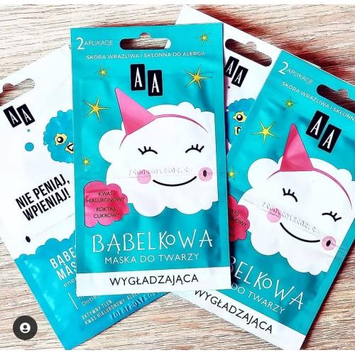 AA Emoji, Bąbelkowa maseczka energetyzująco-nawilżająca `Nie peniaj wpieniaj!` - opinie | zdjęcie do recenzji od Glooves