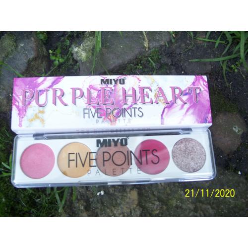 MIYO Five Points Palette Color Box Edition (Paleta cieni do powiek) - opinie | zdjęcie do recenzji od Smerfeta83 - 1