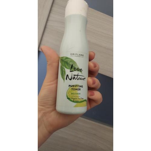 Oriflame Love Nature, Purifying Toner with Organic Tea Tree & Lime (Oczyszczający tonik z organicznym drzewem herbacianym i limonką) - opinie | zdjęcie do recenzji od Moniula93 - 1