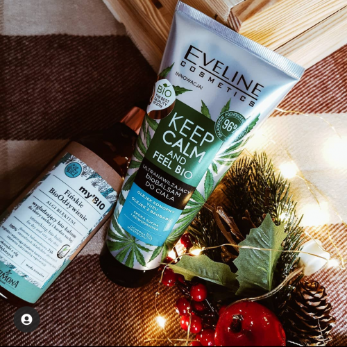 Eveline Cosmetics Keep Calm And Feel Bio, Ultranawilżający biobalsam do ciała `Olejek konopny, yuzu i olejek z baobabu` - opinie | zdjęcie do recenzji od marta_flak