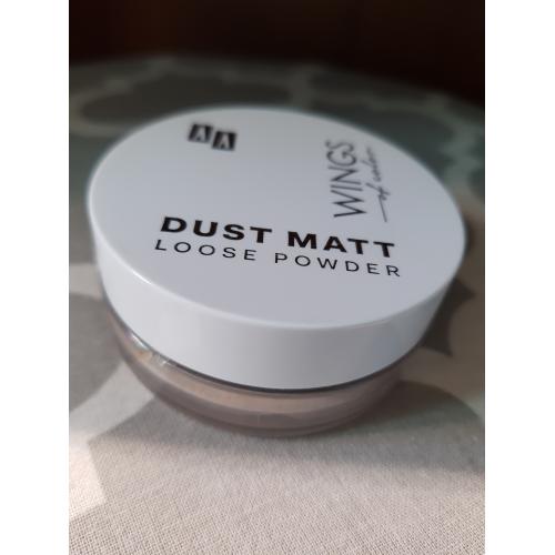 AA Wings of Color Dust Matt, Loose Powder (Puder sypki matujący utrwalający makijaż) - opinie | zdjęcie do recenzji od marta_flak