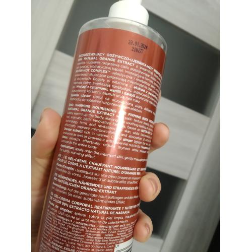 Eveline Cosmetics 99% Natural Orange Extract, Rozgrzewający odżywczo-ujędrniający krem-żel do ciała - opinie | zdjęcie do recenzji od Moniula93 - 2