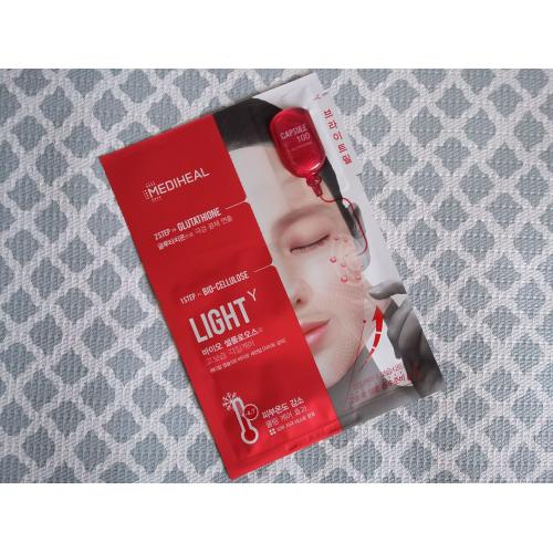 Mediheal Capsule 100 Glutathione, Light 2-step Mask (Wzmacniająca maska 2-etapowa z glutationem) - opinie | zdjęcie do recenzji od Moniczkasia