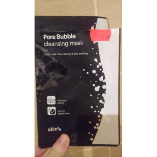 SKIN79 Pore Bubble, Cleansing Mask (Bąbelkująca maska w płachcie) - opinie | zdjęcie do recenzji od Wikikatalex