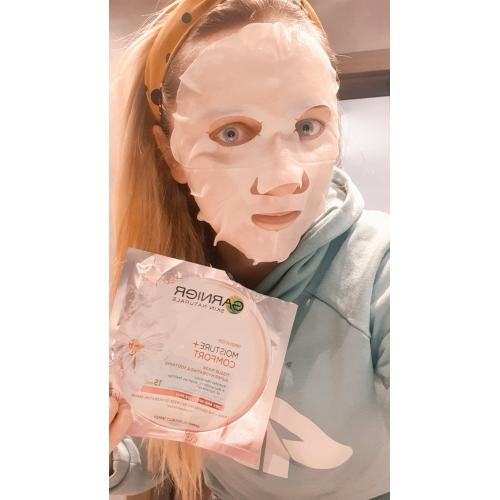Garnier Moisture+ Comfort, Maska kompres 'Nawilżenie i Ukojenie' do skóry suchej i wrażliwej - opinie | zdjęcie do recenzji od taktojamarta - 1