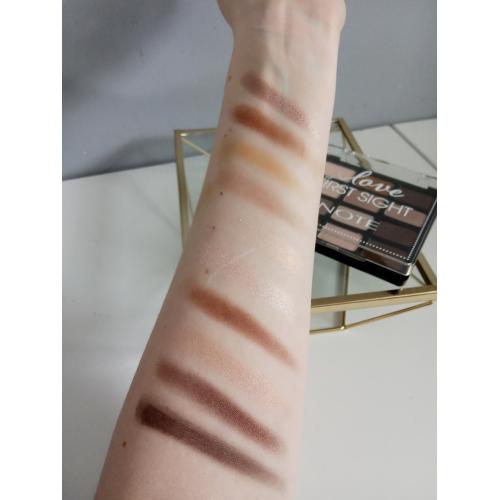 Note Cosmetique Love At First Sight Daily Routine Eyeshadow Palette (Paletka cieni do powiek) - opinie | zdjęcie do recenzji od intermanka